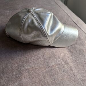 Pink Metallic Baseball Cap